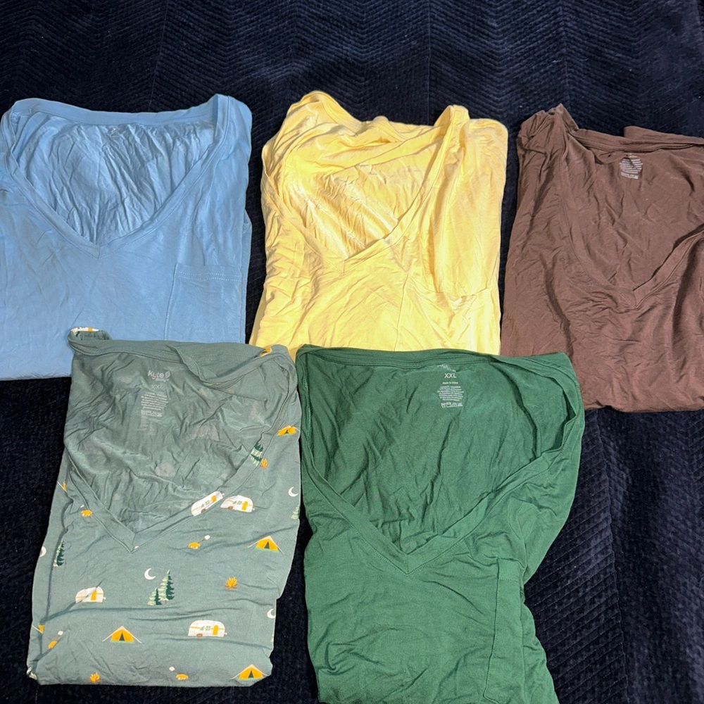 Kyte BABY Women's Tops - Blue, Yellow, Brown, Green, Camping